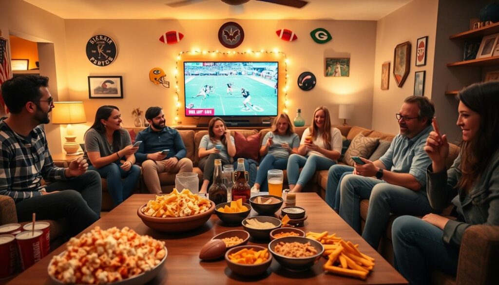 social sports betting viewing party