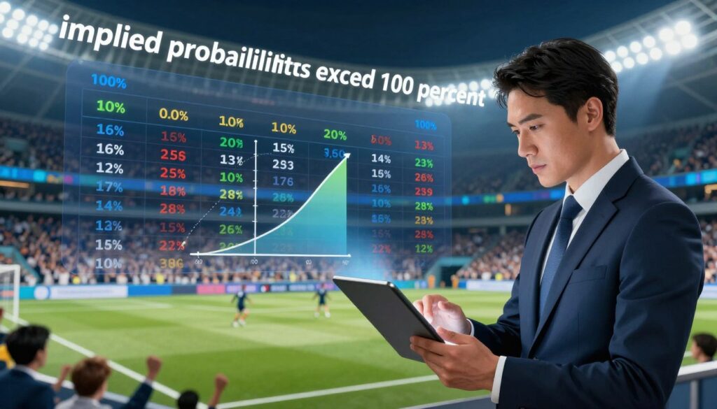 implied probabilities exceed 100 percent